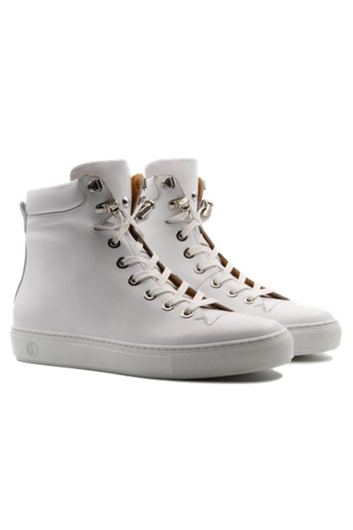 No Limits White | White | Nappa | Limited Edition - Giuliano Galiano | Handcrafted Luxury Sneakers Made In Italy