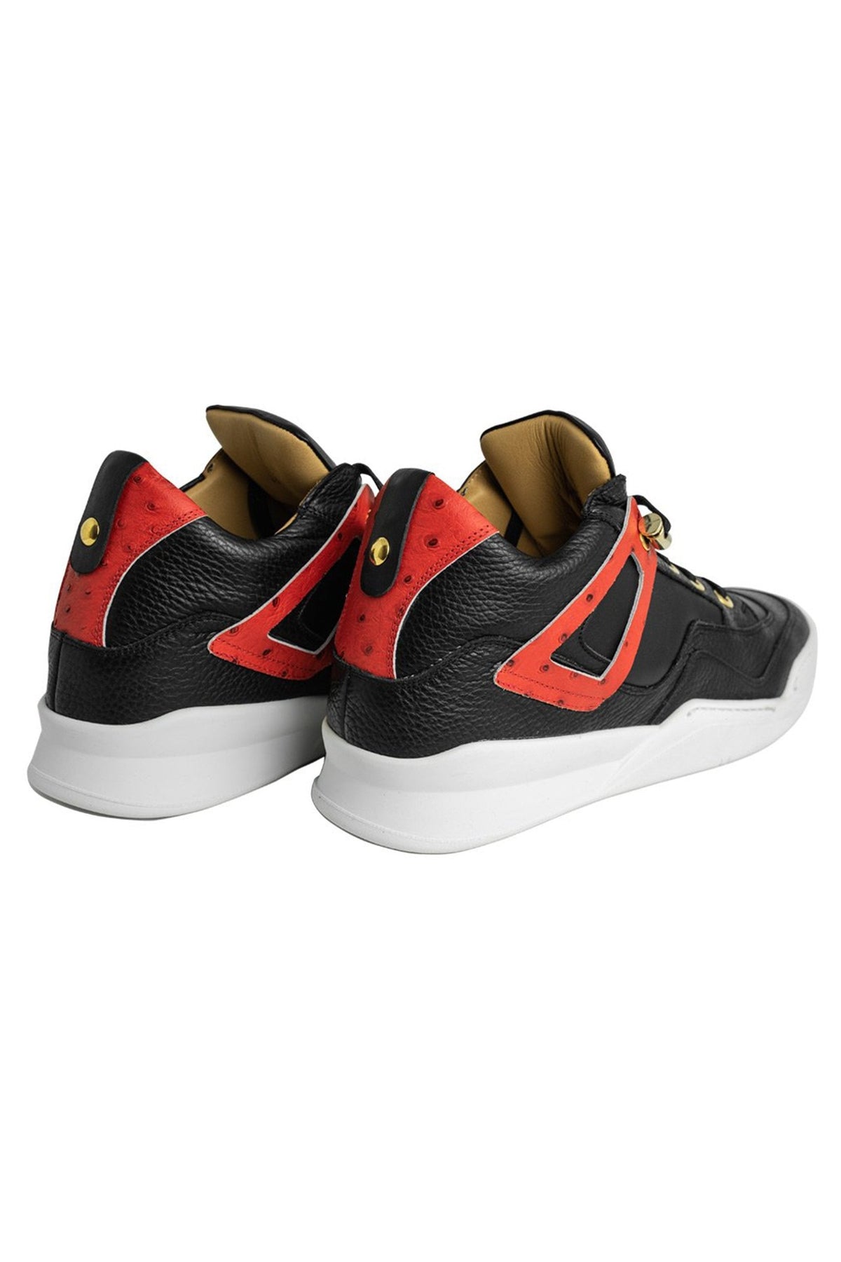 Power White | Red | Leather | Limited Edition - Giuliano Galiano | Handcrafted Luxury Sneakers Made In Italy