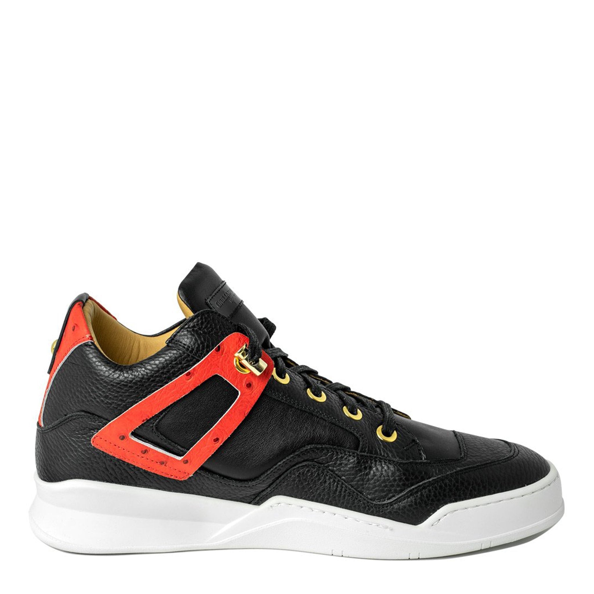 Power White | Red | Leather | Limited Edition - Giuliano Galiano | Handcrafted Luxury Sneakers Made In Italy