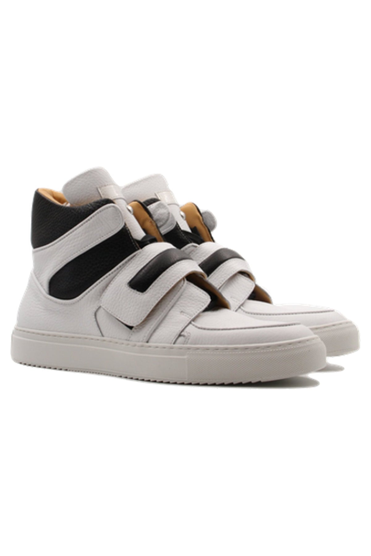 Roma White | Black | Leather | Limited Edition - Giuliano Galiano | Handcrafted Luxury Sneakers Made In Italy