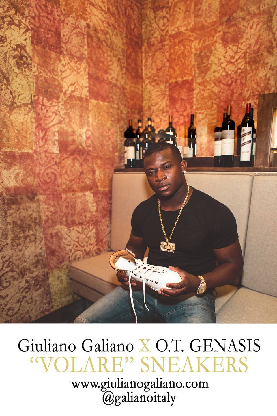 "Volare" GG X O.T. Genasis | Limited Edition - Giuliano Galiano | Handcrafted Luxury Sneakers Made In Italy