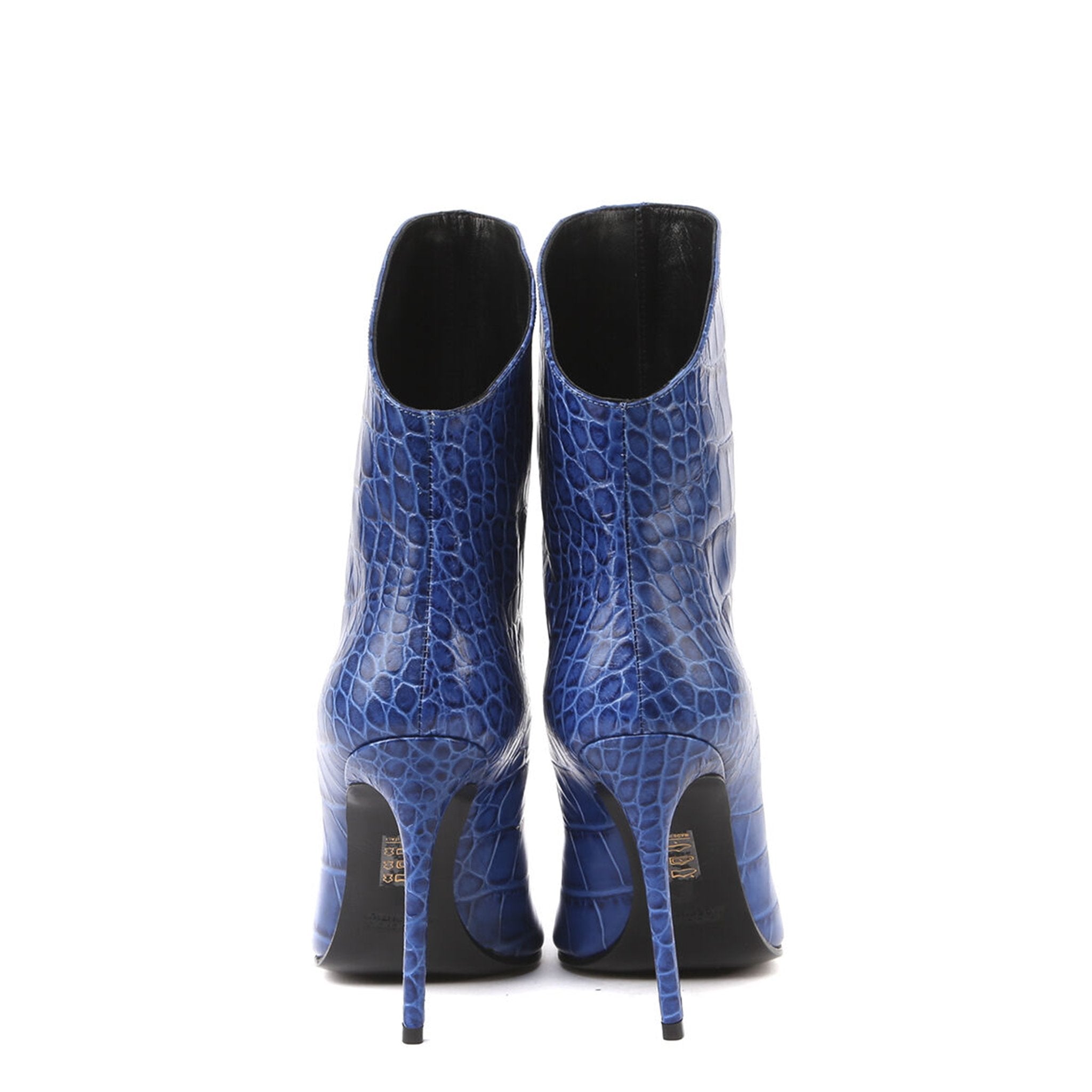 Stivali Elise | Blu | Stampa Pitone