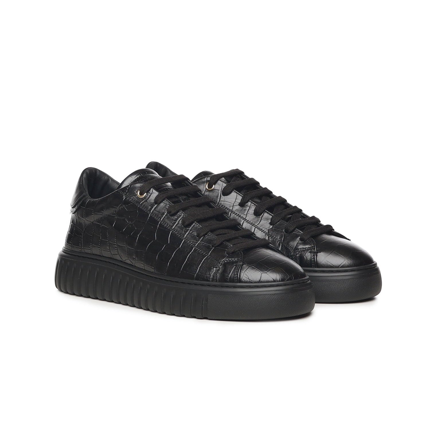 Mars | Crock leather | Black