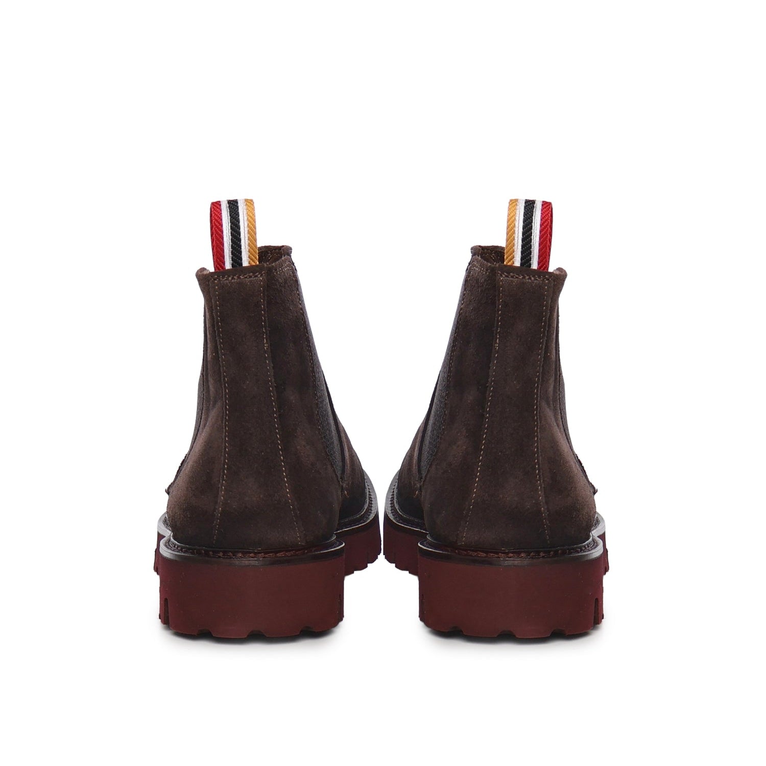 Chelsea Sergio Ankle Boots | Dark Brown | In Suede