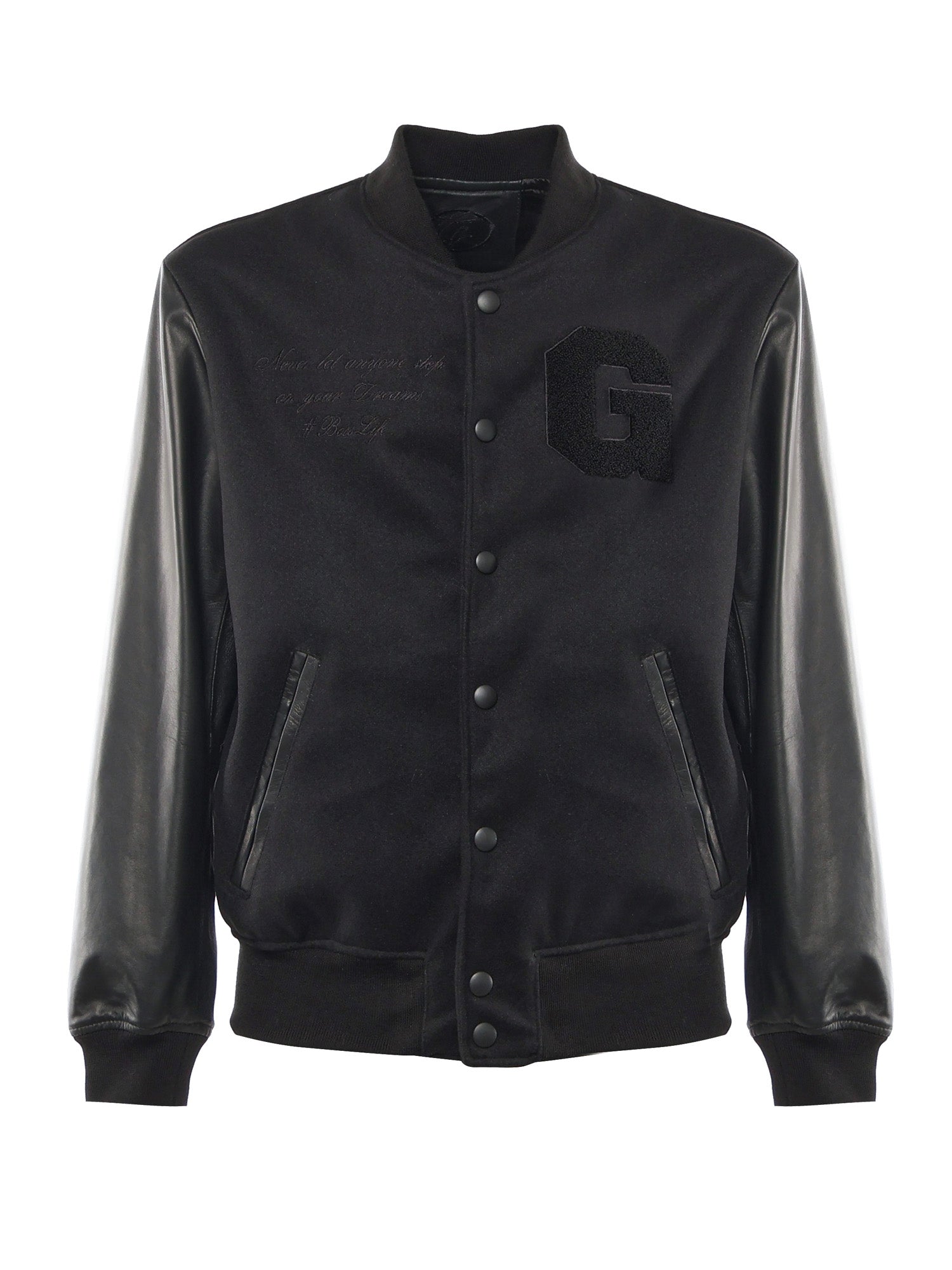 #Bosslife Varsity Jacket | Black