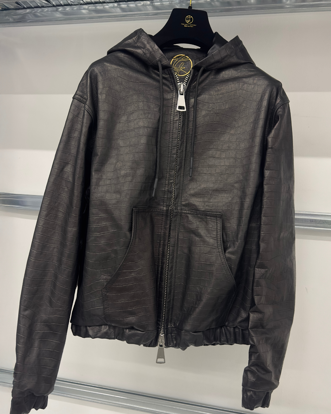 Bosslife - Wall Street | Leather Jacket | Black Croc Limited