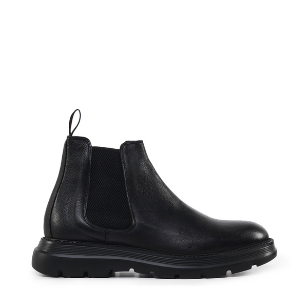 Sergio Leather Boots | Black | In Suede