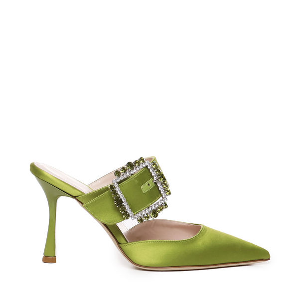 Mules Alena | Raso | Verde