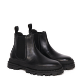 Bottes en cuir Sergio | Noir | En Daim