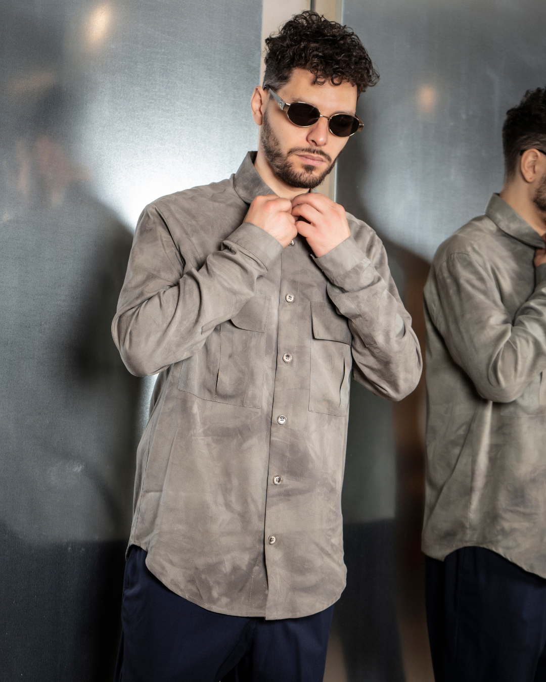 <tc>Magic Shirt With Zip | Black
</tc>