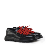 Pyso Mocassins | Black | Leather