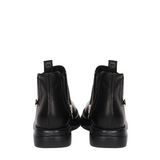 Diamond Bufalo Ankle Boots | Black | Leather