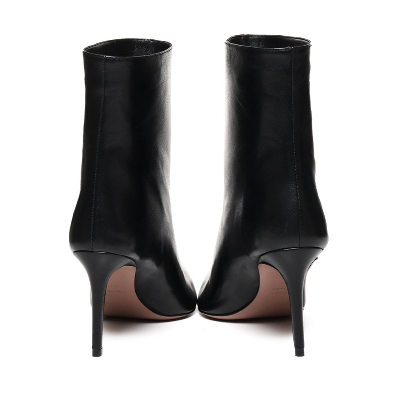 Botas Elisa | Cuero Liso Negro | Mujer