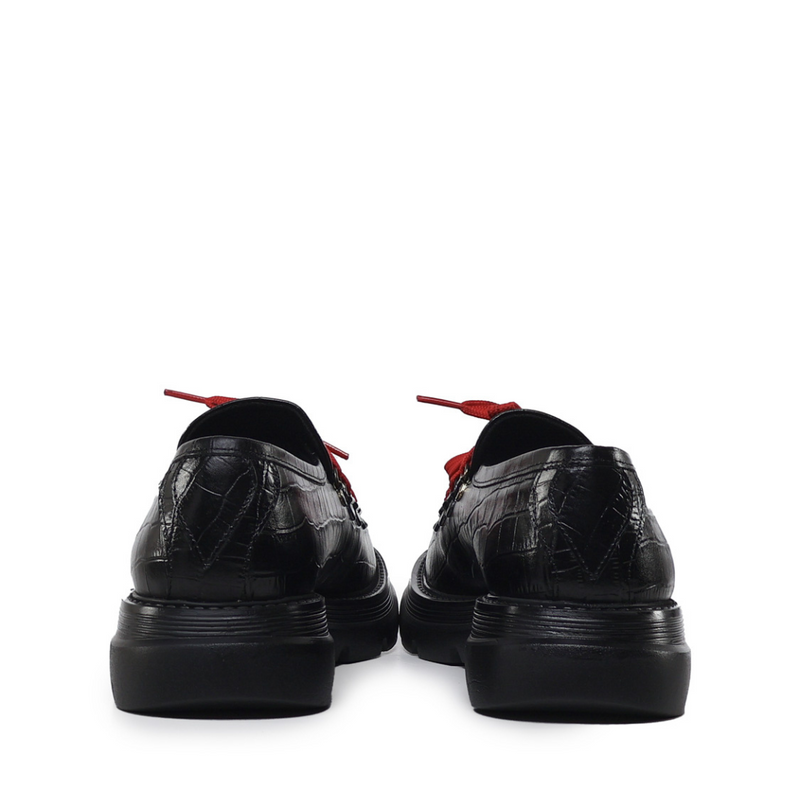 Pyso Mocassins | Black | Leather