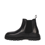 Bottes en cuir Sergio | Noir | En Daim