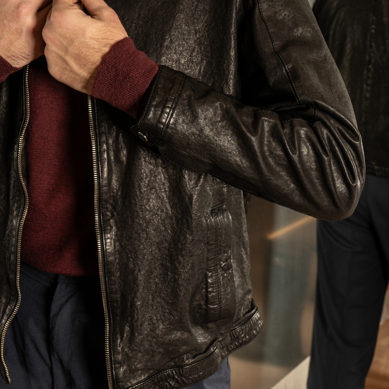 Jacket Leather Biker