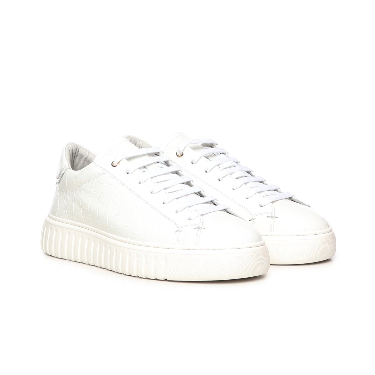 Mars | Crock Leather | White
