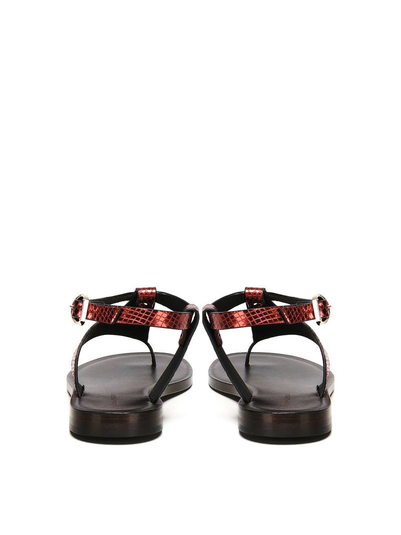 Suda Sandalen | Leder | Schwarz