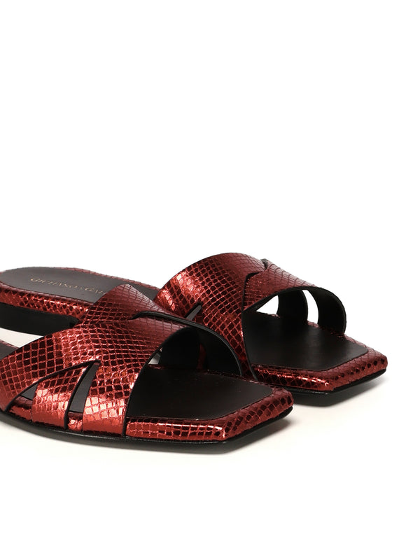 Suda Sandalen | Leder | Schwarz