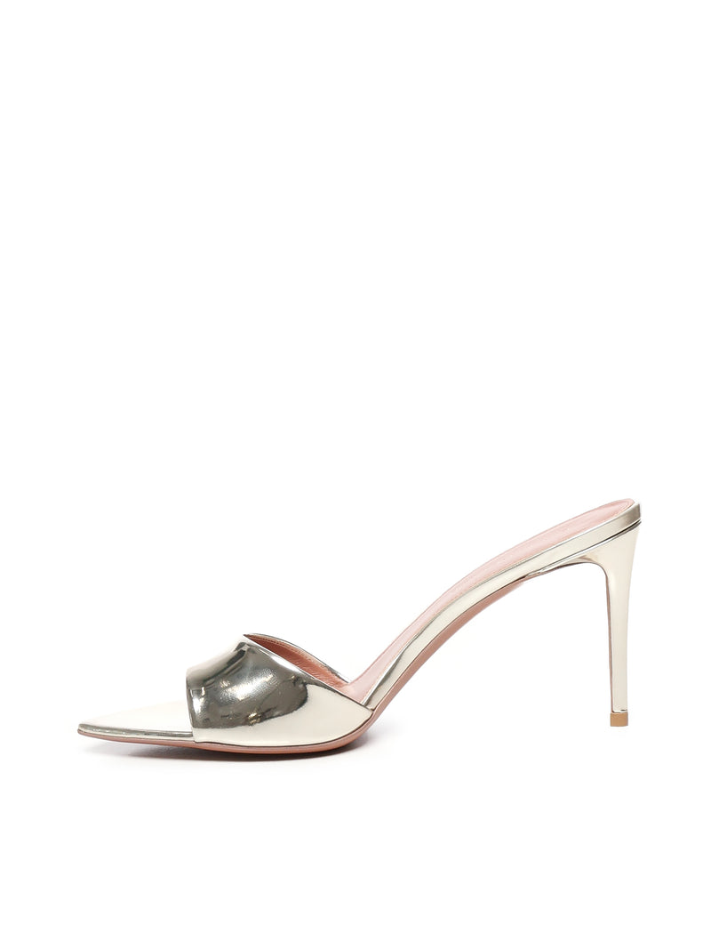 Alixia Sandal | Pelle | Platinum