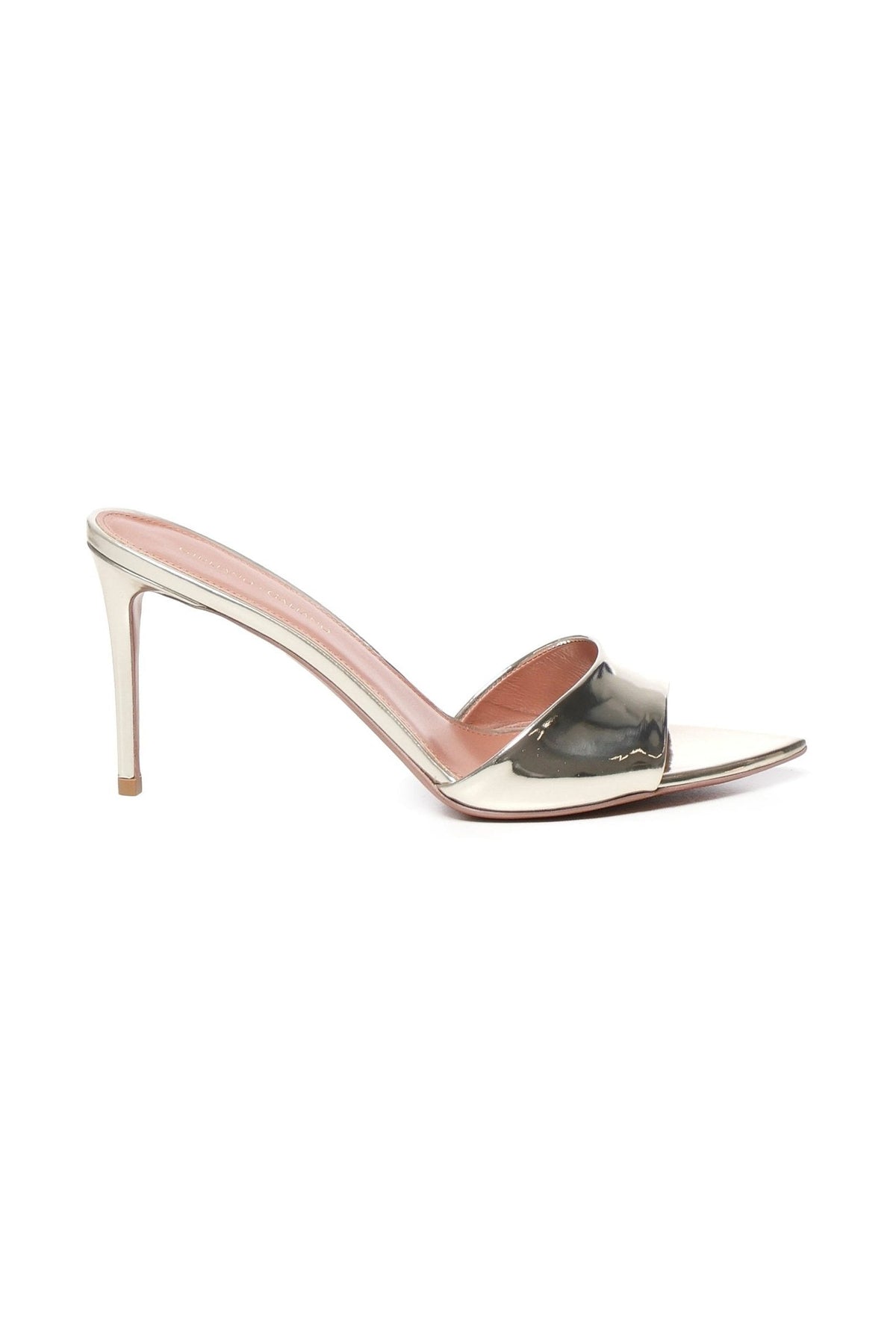 Alixia Sandal | Pelle | Platinum - Giuliano Galiano | Handcrafted Luxury Sneakers Made In Italy