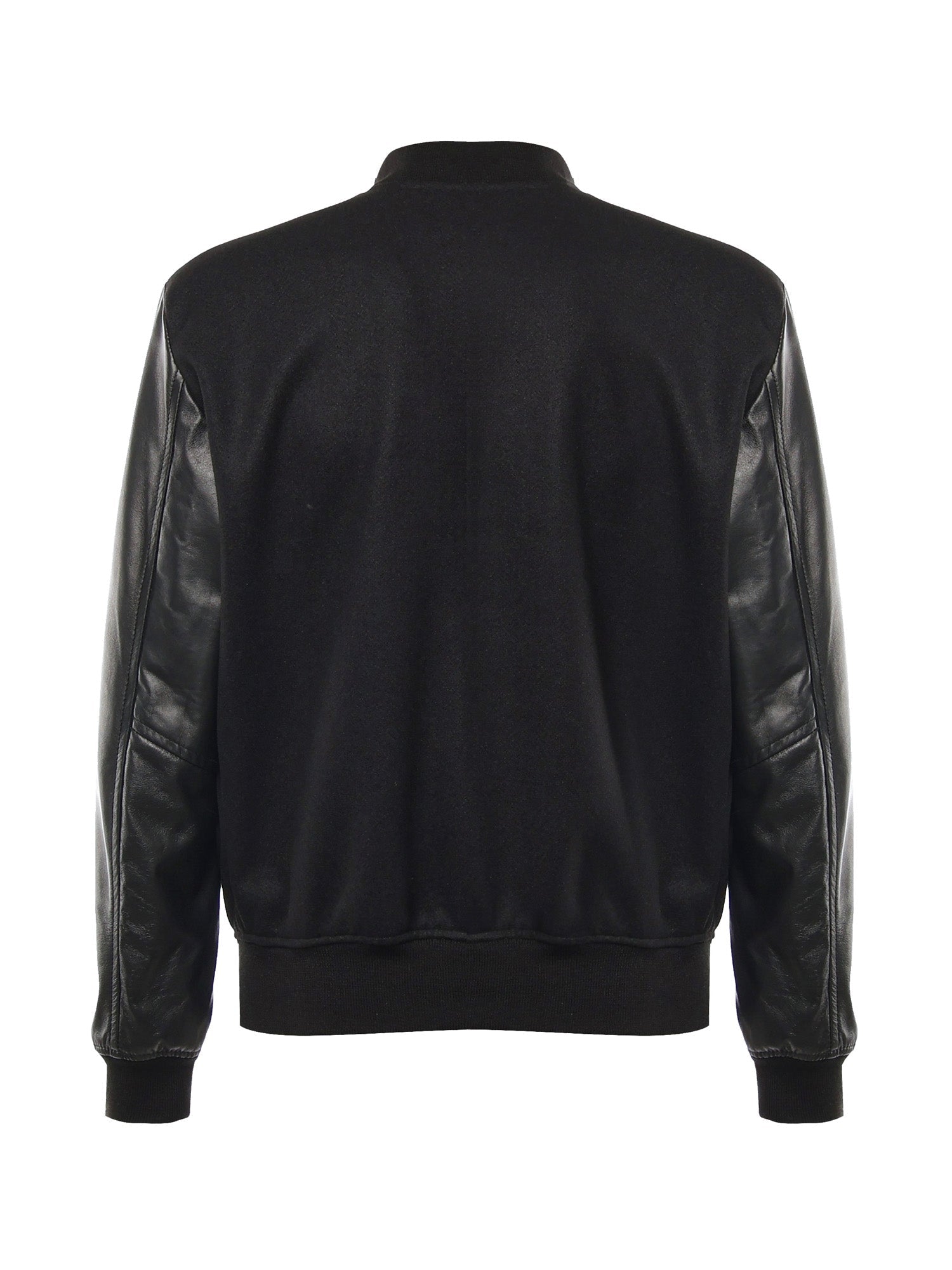 Bosslife Varsity Jacket | Black - Giuliano Galiano | Handcrafted Luxury Sneakers Made In Italy