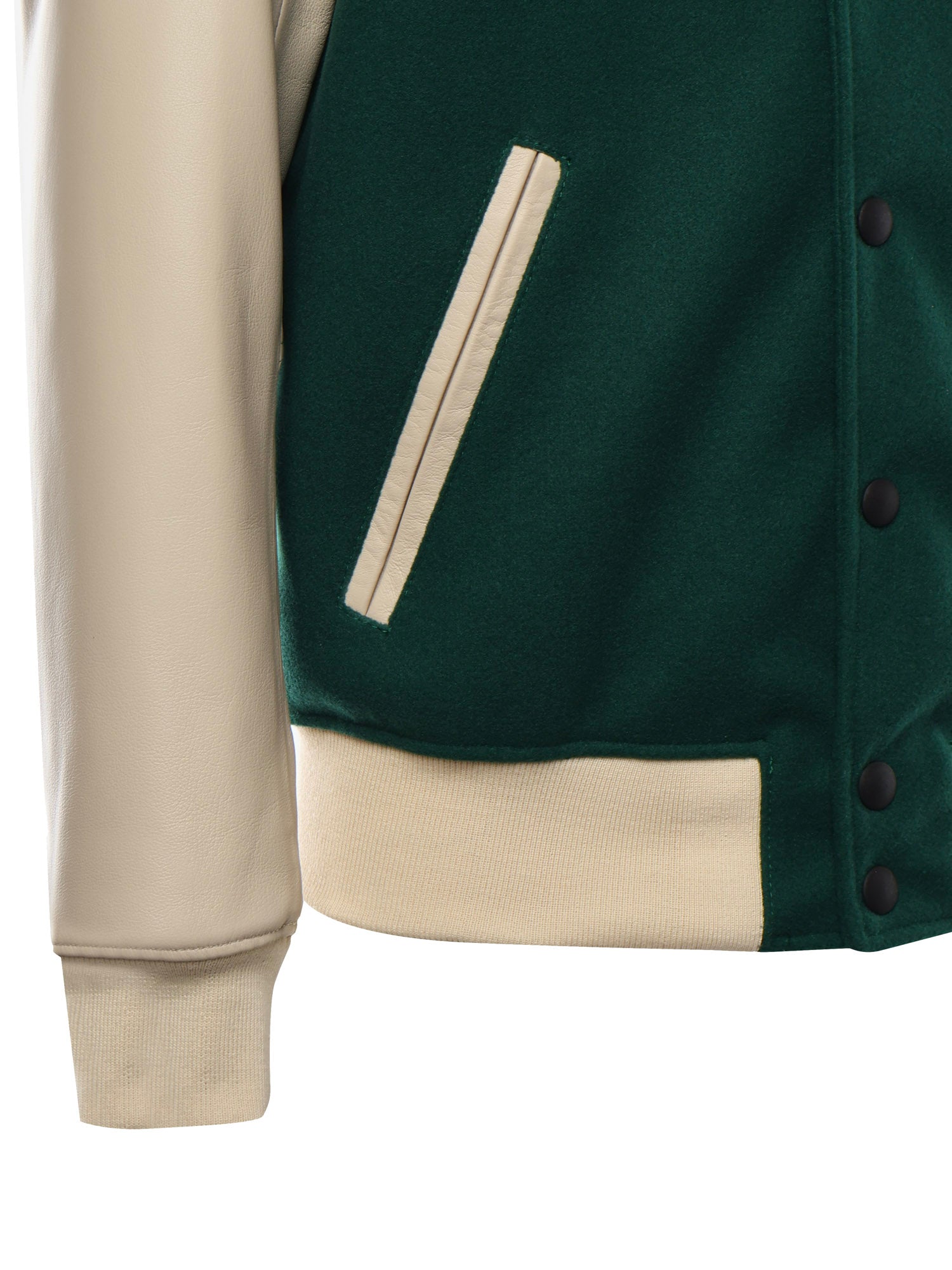 Bosslife Varsity Jacket | Green - Giuliano Galiano | Handcrafted Luxury Sneakers Made In Italy