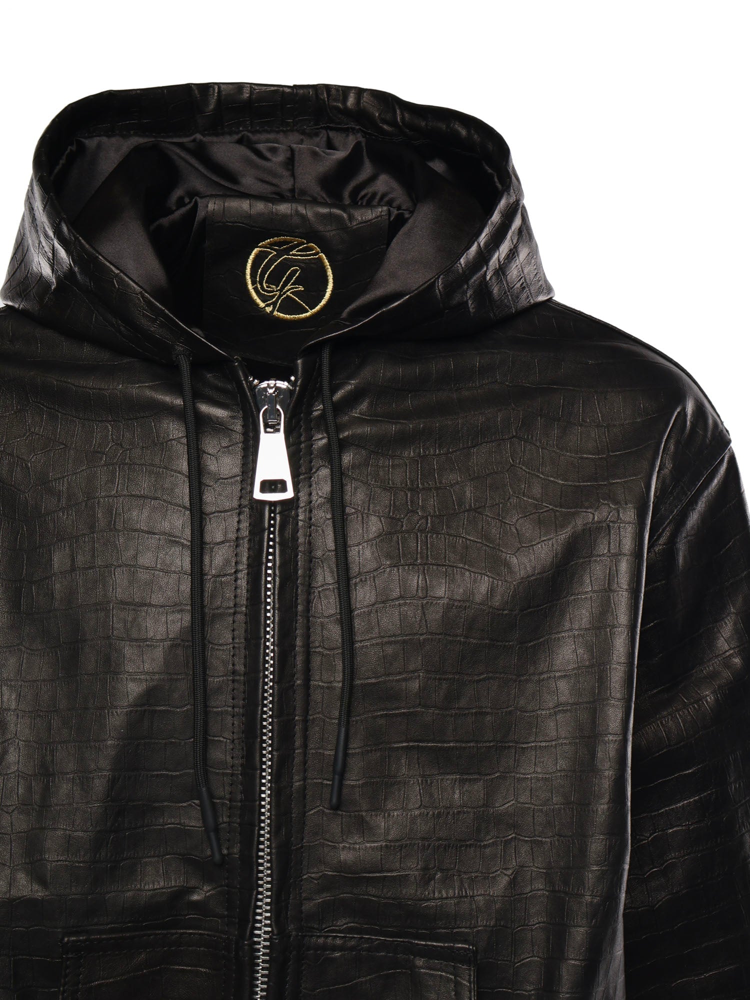 Bosslife - Wall Street | Leather Jacket | Black Croc Limited - Giuliano Galiano | Handcrafted Luxury Sneakers Made In Italy