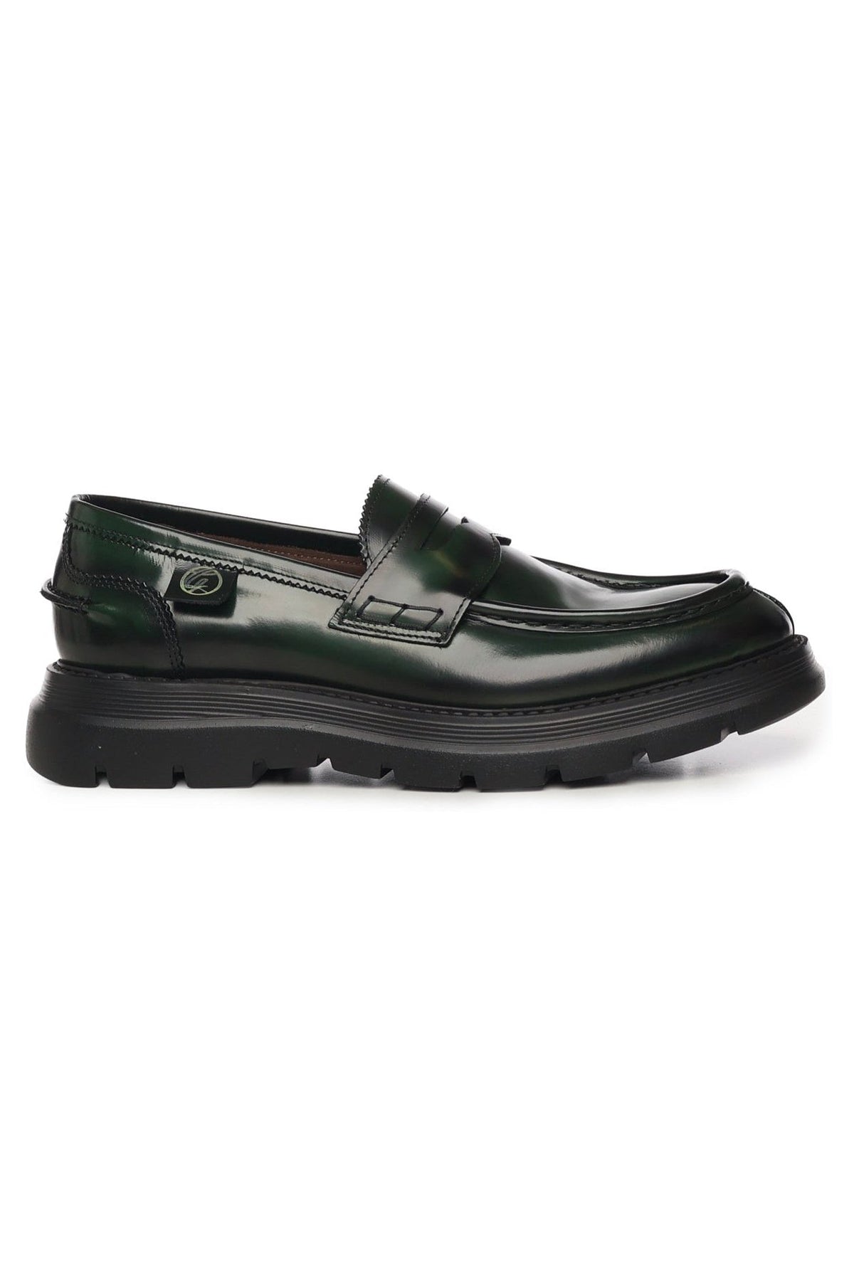 Bryan Mocassins | Forest Green | Leather - Giuliano Galiano | Handcrafted Luxury Sneakers Made In Italy