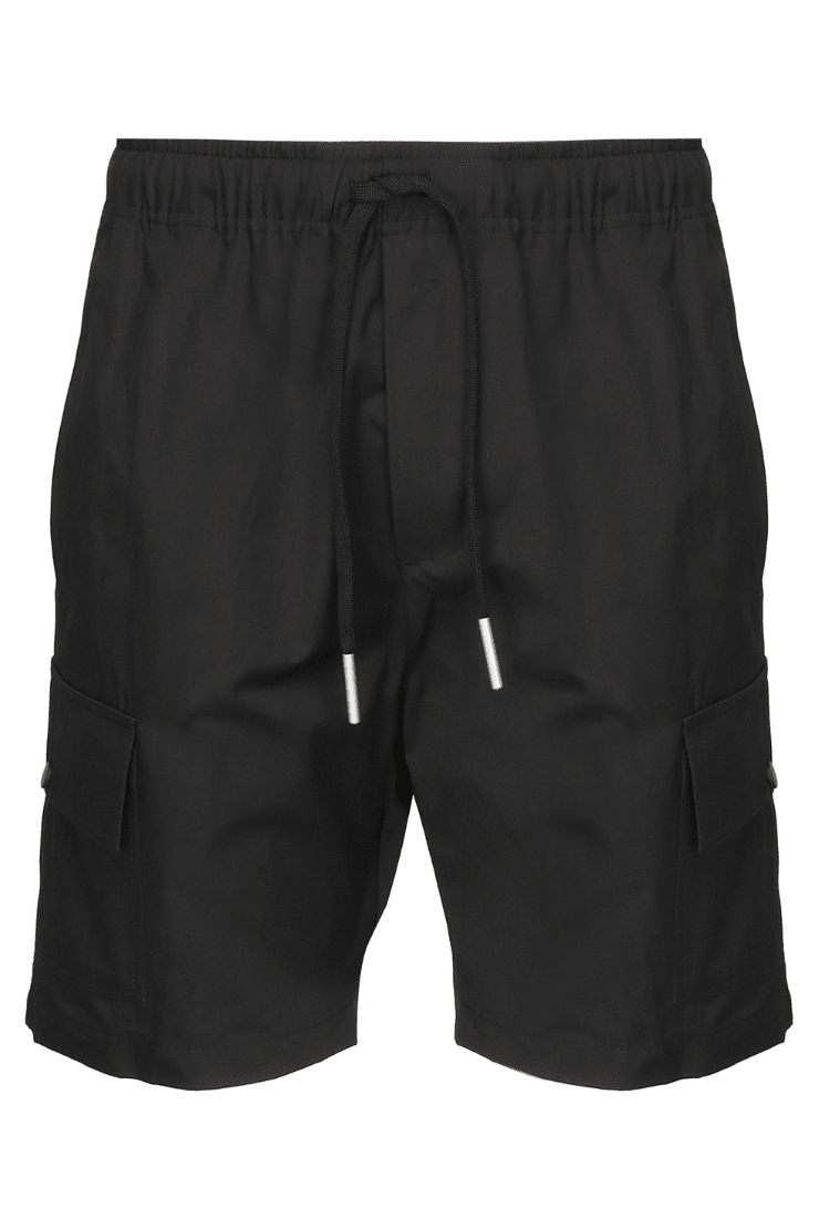 Cargo Shorts | Black - Giuliano Galiano | Handcrafted Luxury Sneakers Made In Italy