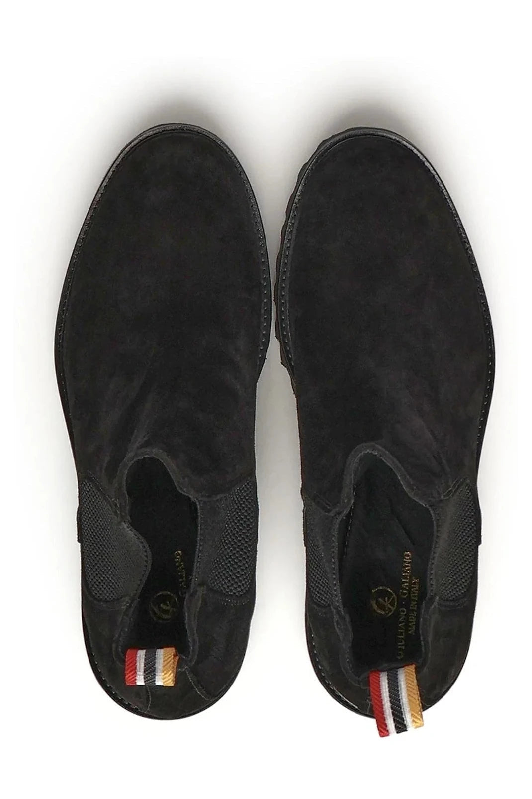 Chelsea Sergio Ankle Boots | Black | In Suede - Giuliano Galiano | Handcrafted Luxury Sneakers Made In Italy