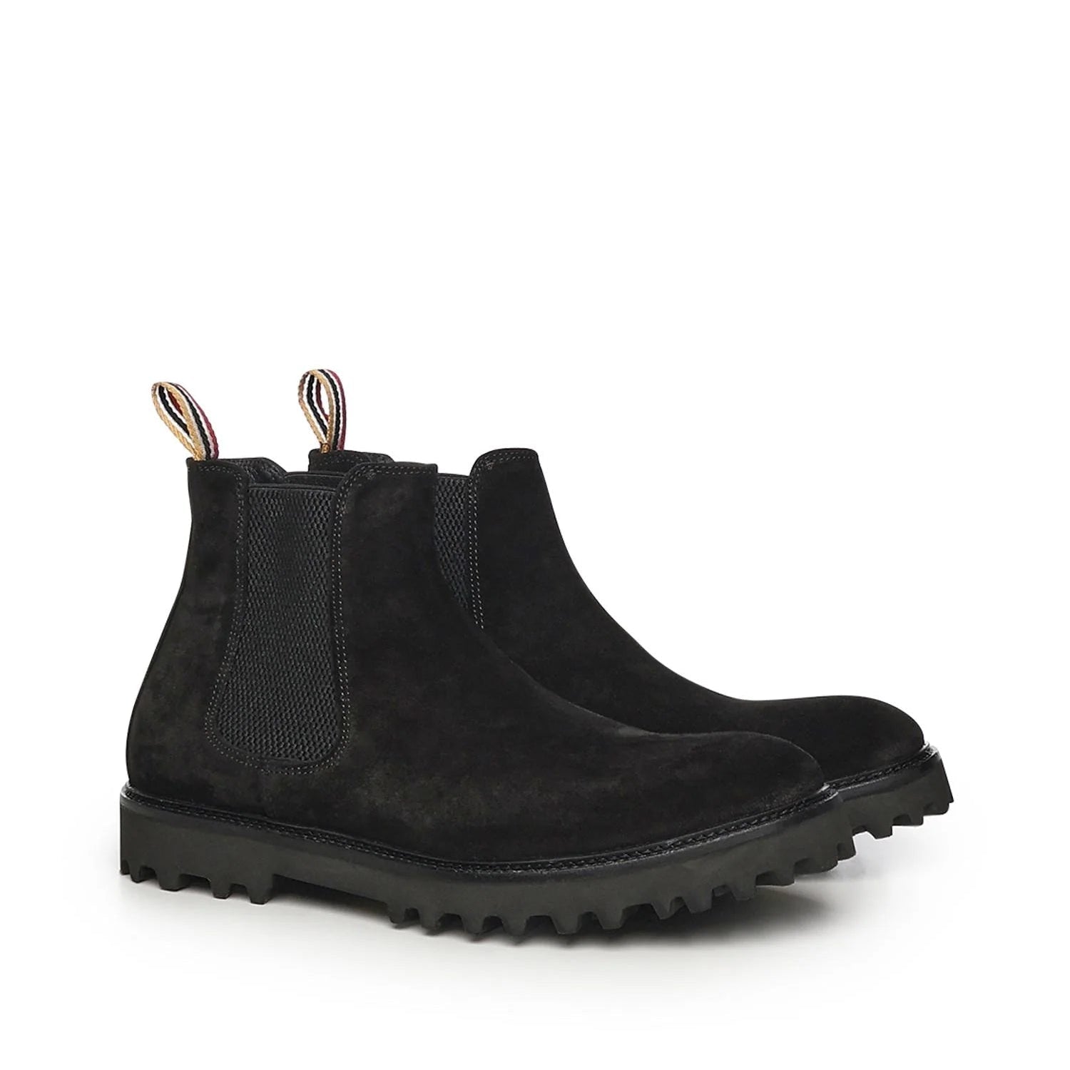 Chelsea Sergio Ankle Boots | Black | In Suede - Giuliano Galiano | Handcrafted Luxury Sneakers Made In Italy