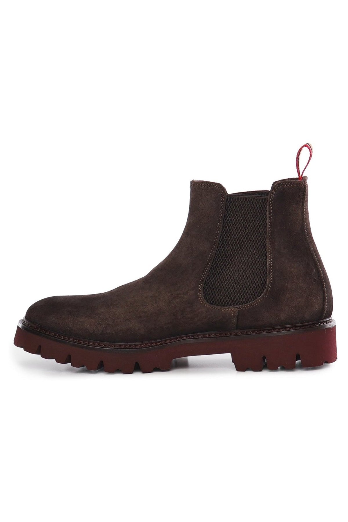 Chelsea Sergio Ankle Boots | Dark Brown | In Suede - Giuliano Galiano | Handcrafted Luxury Sneakers Made In Italy