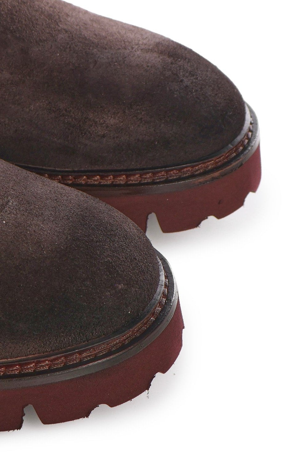 Chelsea Sergio Ankle Boots | Dark Brown | In Suede - Giuliano Galiano | Handcrafted Luxury Sneakers Made In Italy