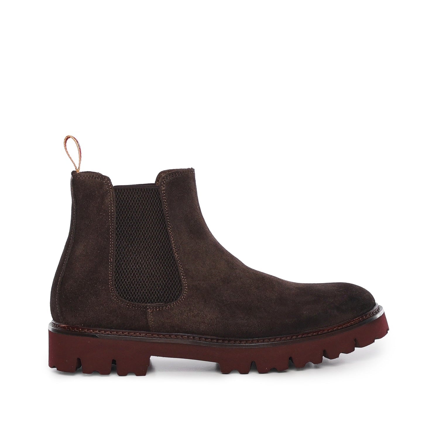Chelsea Sergio Ankle Boots | Dark Brown | In Suede - Giuliano Galiano | Handcrafted Luxury Sneakers Made In Italy