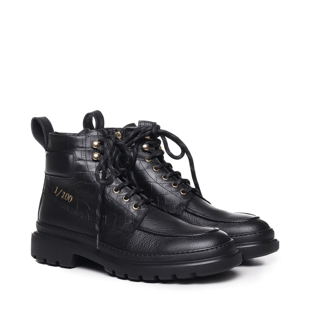 Chicago Boots | Croc leather - Giuliano Galiano | Handcrafted Luxury Sneakers Made In Italy