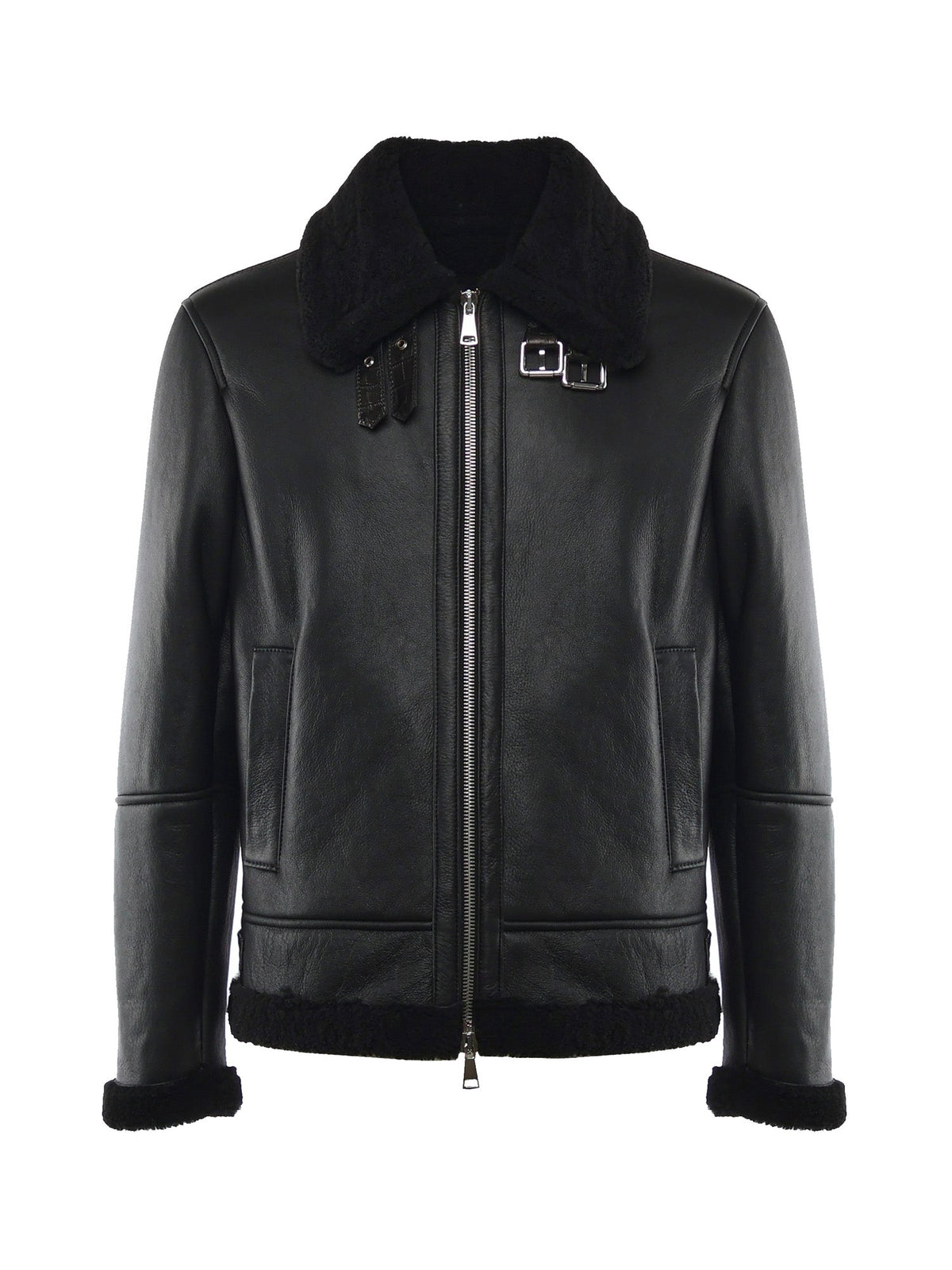 Chicago Shearling Jacket - Giuliano Galiano | Handcrafted Luxury Sneakers Made In Italy