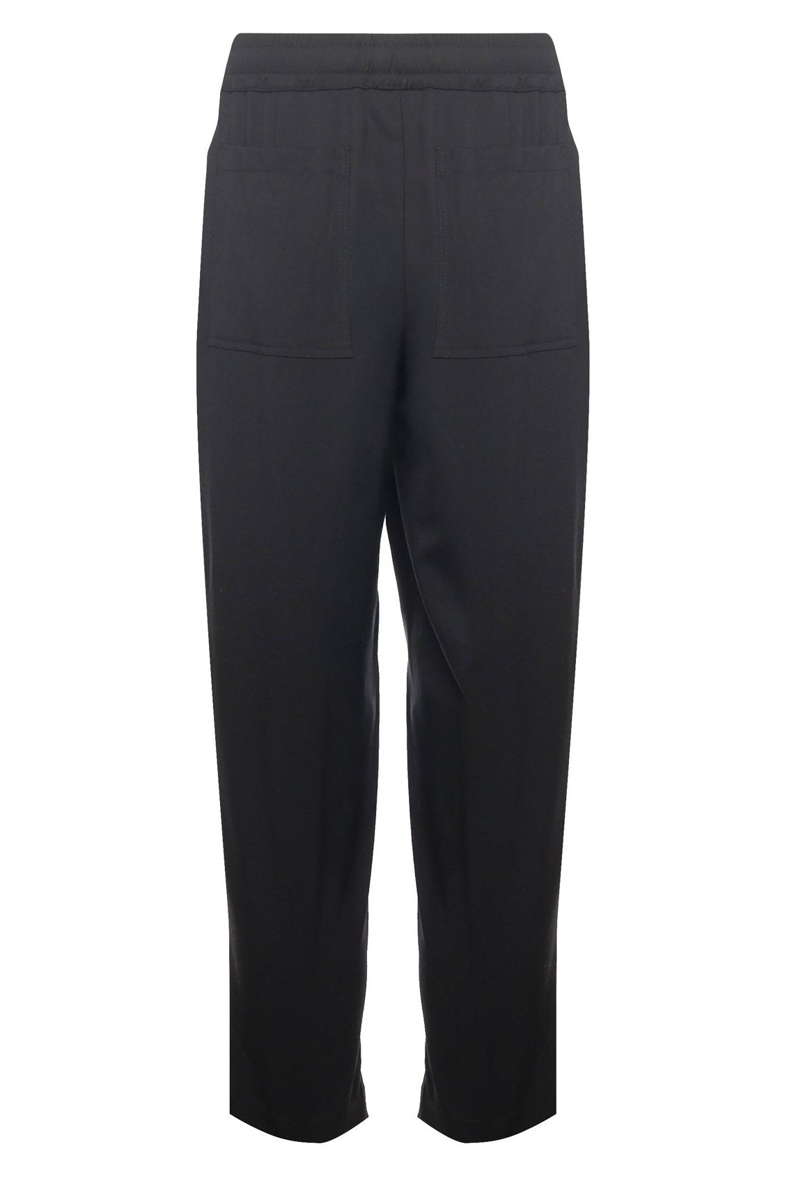 Cool wool trousers | Black - Giuliano Galiano | Handcrafted Luxury Sneakers Made In Italy