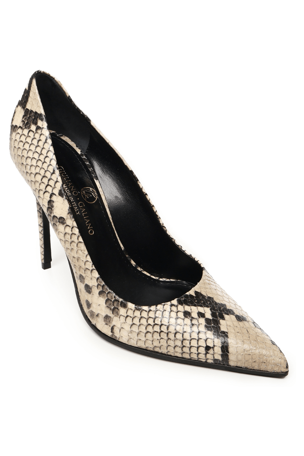 Décolleté Amanda | Pelle Stampa Pitone - Giuliano Galiano | Handcrafted Luxury Sneakers Made In Italy