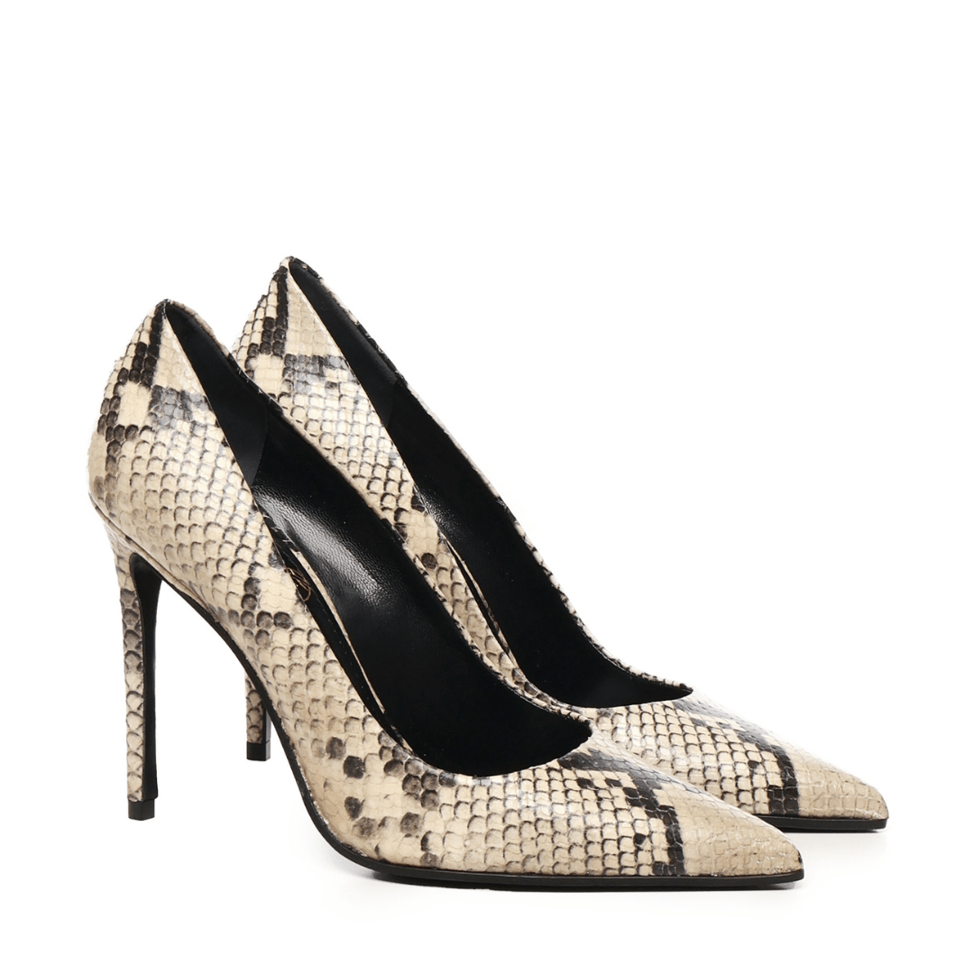 Décolleté Amanda | Pelle Stampa Pitone - Giuliano Galiano | Handcrafted Luxury Sneakers Made In Italy