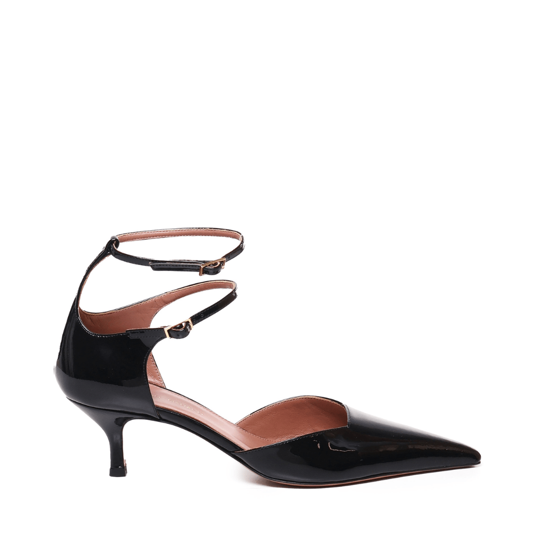 Décolleté Joana | Black | Pelle Verniciata - Giuliano Galiano | Handcrafted Luxury Sneakers Made In Italy