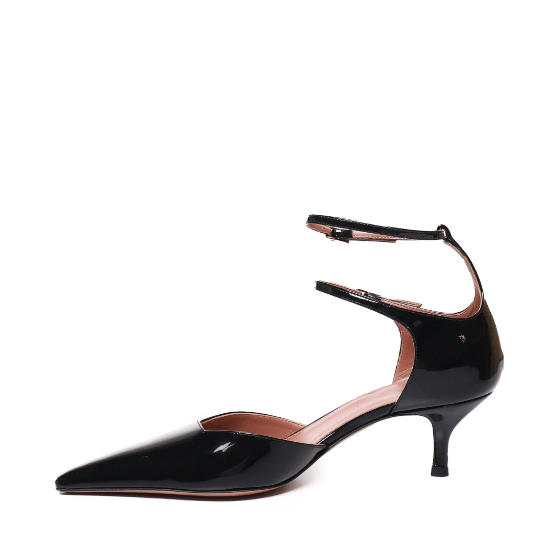 Décolleté Joana | Black | Pelle Verniciata - Giuliano Galiano | Handcrafted Luxury Sneakers Made In Italy