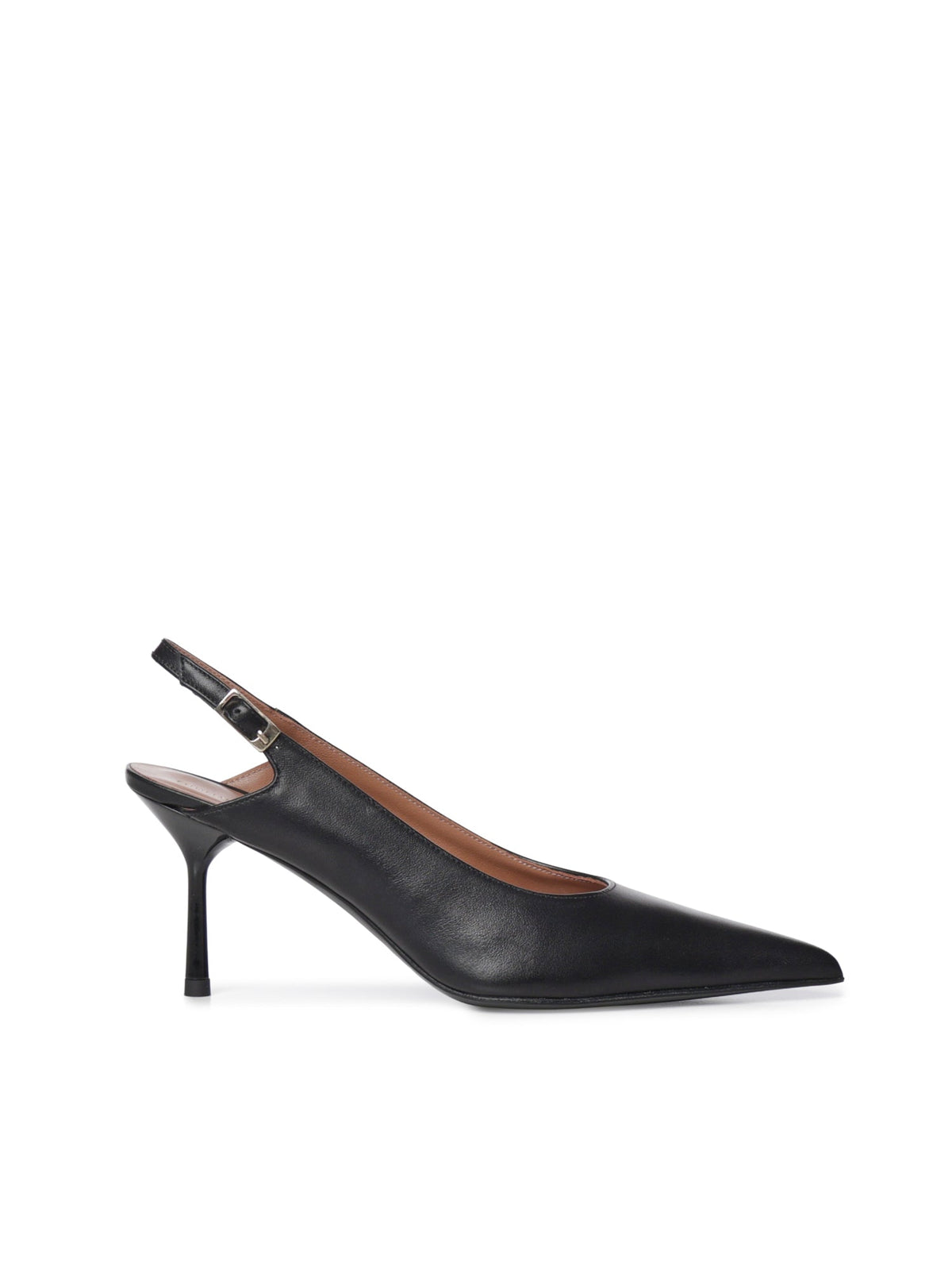 Décolleté | Slingback Black | Roxy in nappa - Giuliano Galiano | Handcrafted Luxury Sneakers Made In Italy