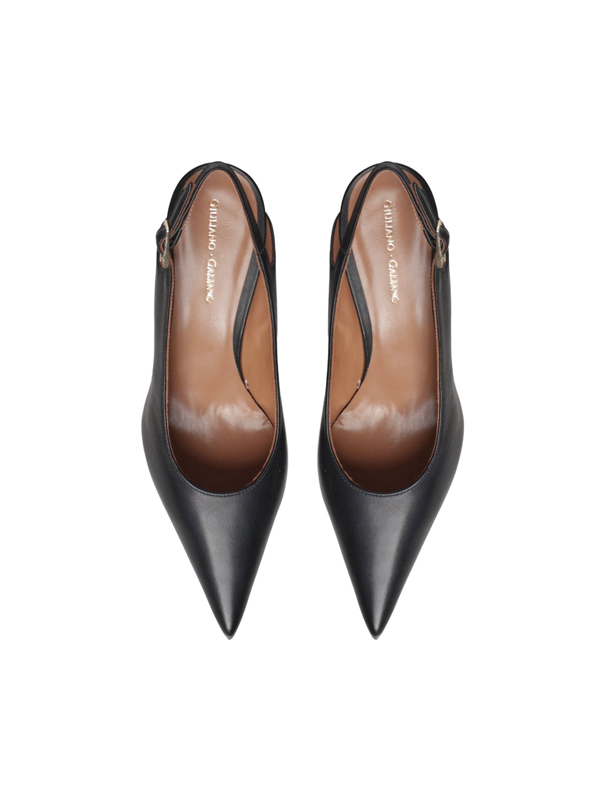 Décolleté | Slingback Black | Roxy in nappa - Giuliano Galiano | Handcrafted Luxury Sneakers Made In Italy
