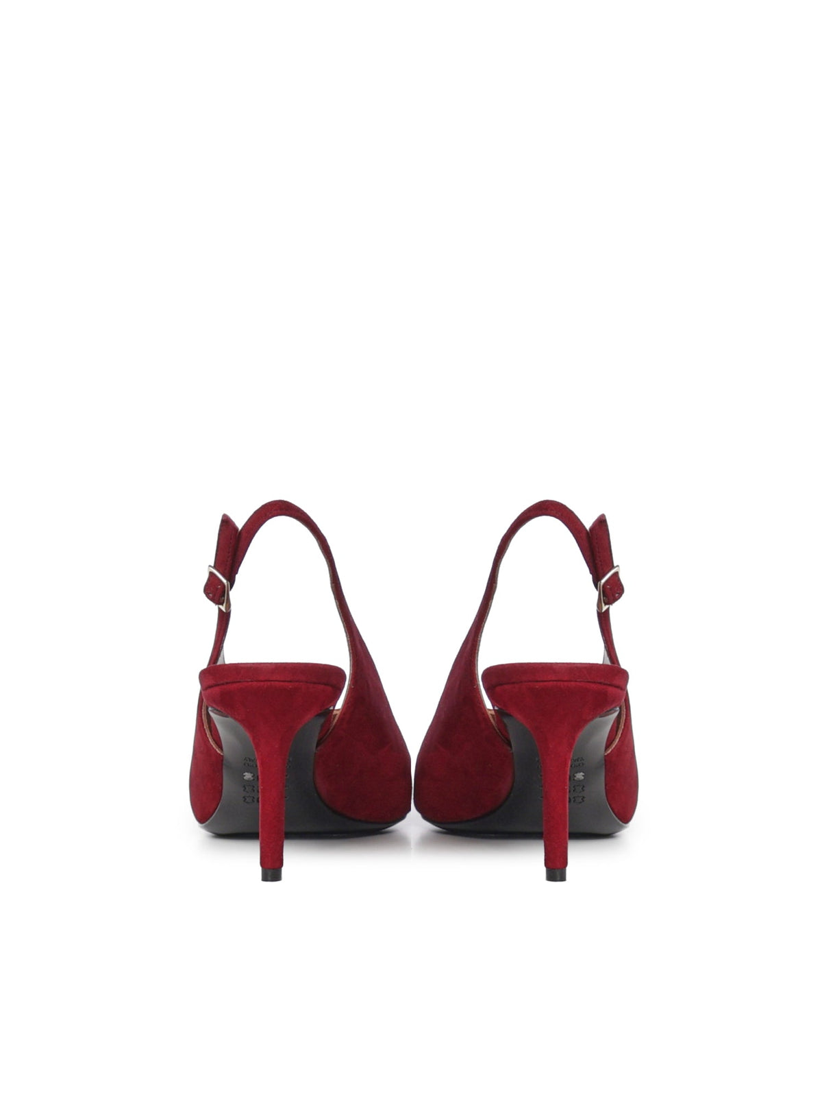 Décolleté | Slingback Bordeaux | Tara in camoscio - Giuliano Galiano | Handcrafted Luxury Sneakers Made In Italy