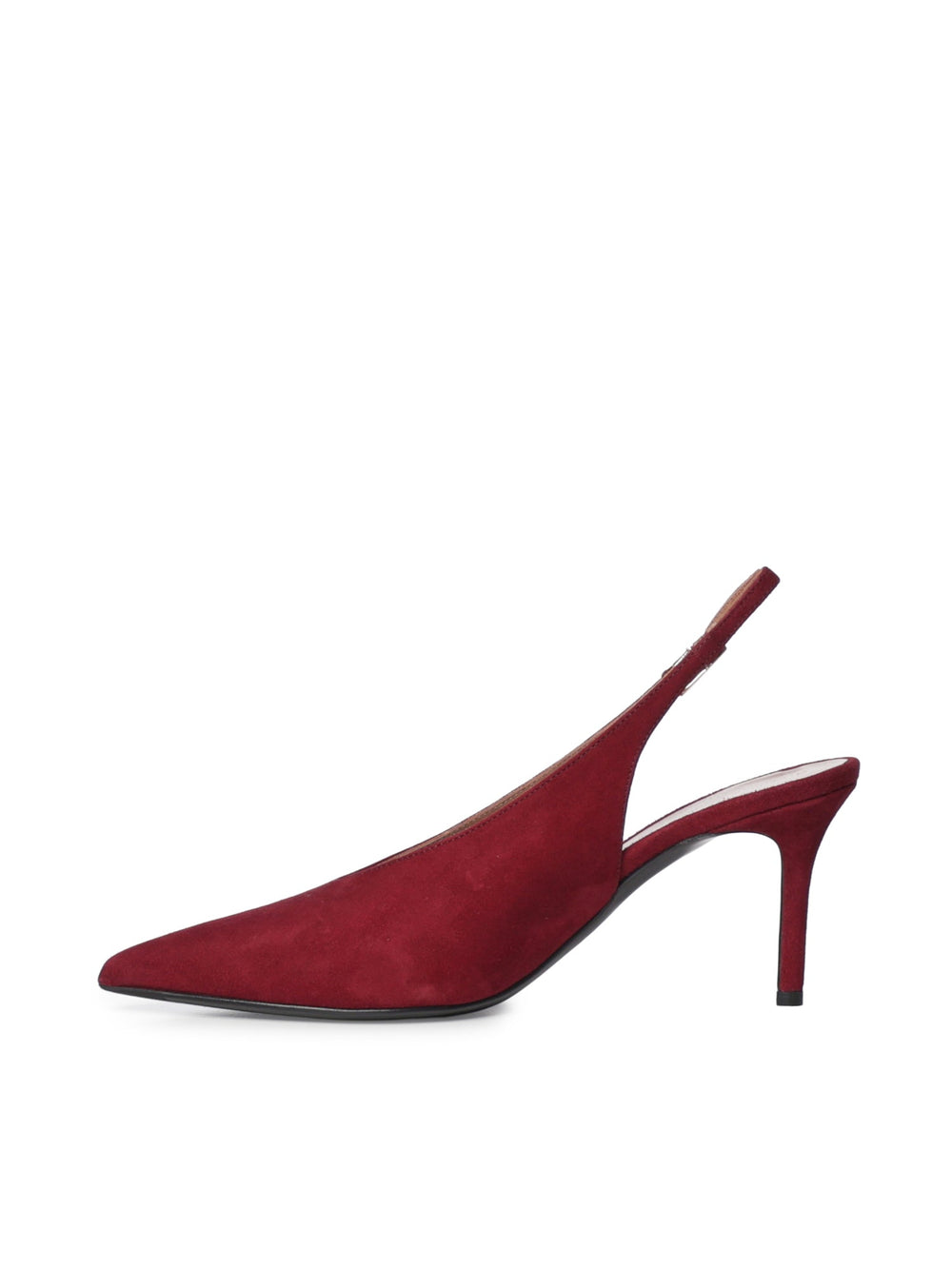 Décolleté | Slingback Bordeaux | Tara in camoscio - Giuliano Galiano | Handcrafted Luxury Sneakers Made In Italy