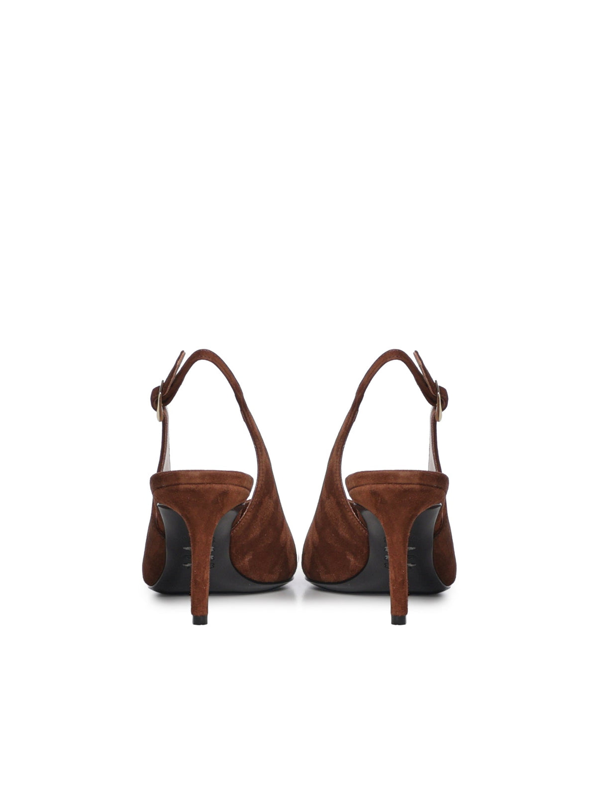 Décolleté | Slingback Brown | Tara in camoscio - Giuliano Galiano | Handcrafted Luxury Sneakers Made In Italy