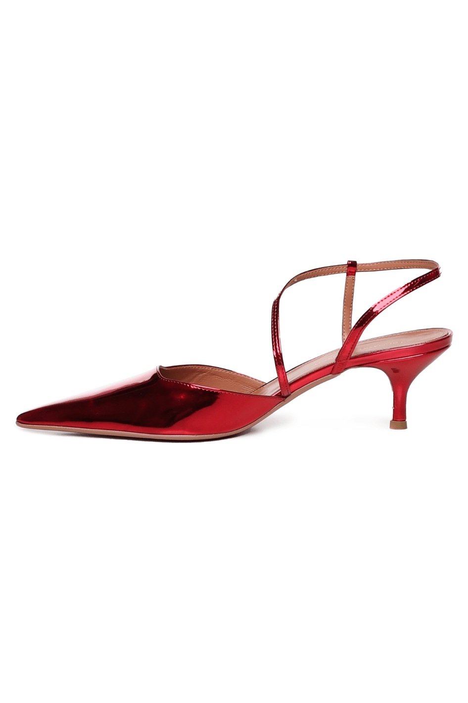 Demi Sandal | Pelle | Cherry - Giuliano Galiano | Handcrafted Luxury Sneakers Made In Italy