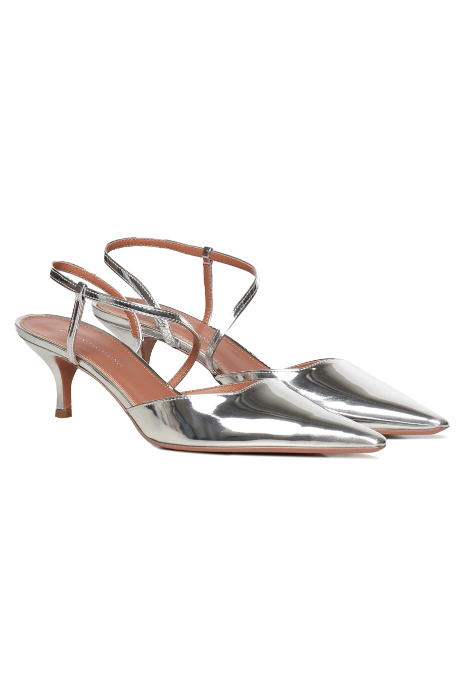Demi Sandal | Pelle | Silver - Giuliano Galiano | Handcrafted Luxury Sneakers Made In Italy