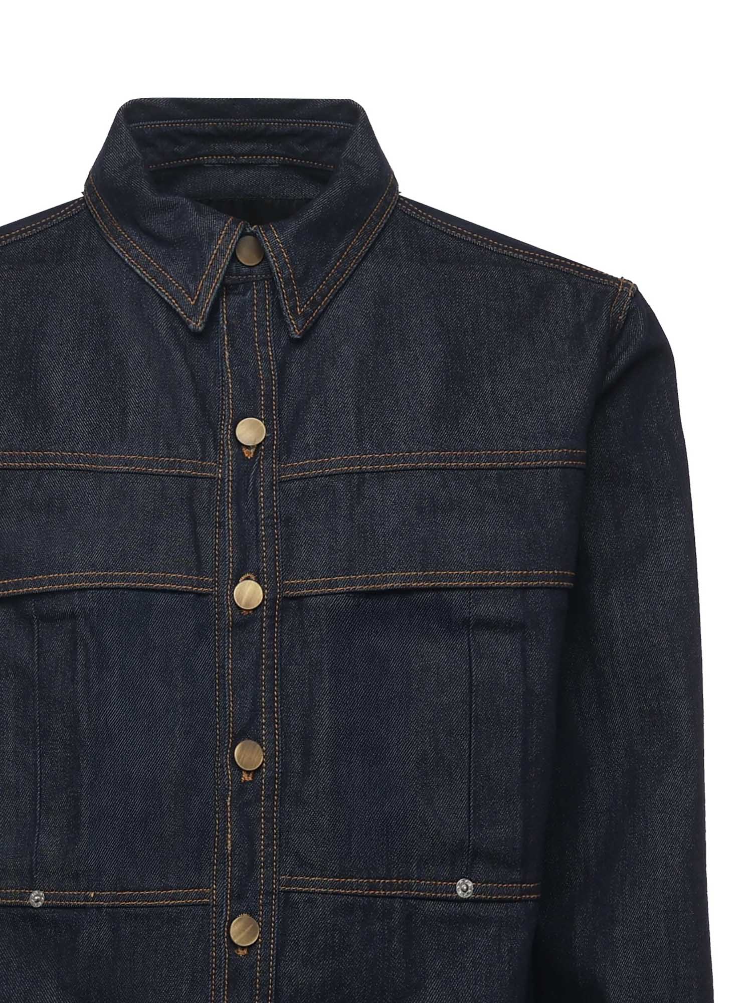 Denim shirt | Midnight Blue - Giuliano Galiano | Handcrafted Luxury Sneakers Made In Italy